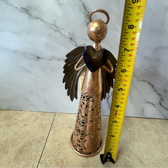 NWT Regal Copper Color Metallic Angel Christmas Tree Topper or Decor - Picture 9 of 10
